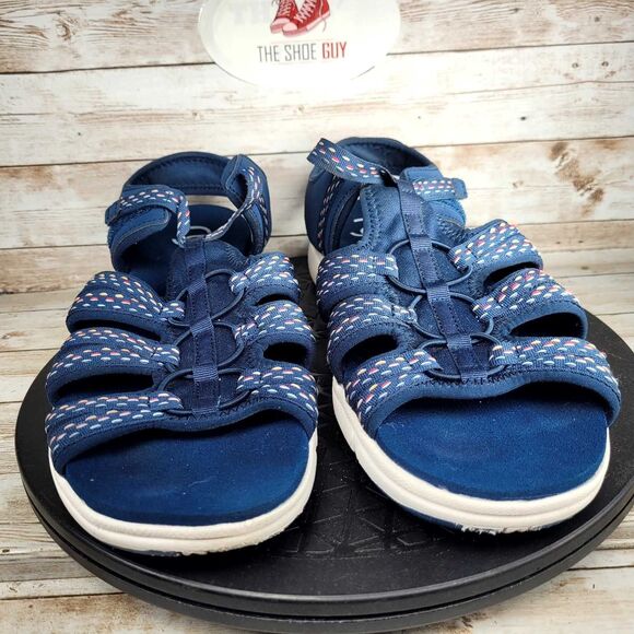 Ryka Women's Size 11M Navy Blue Fishermans Sandal Shoes - Picture 4 of 13